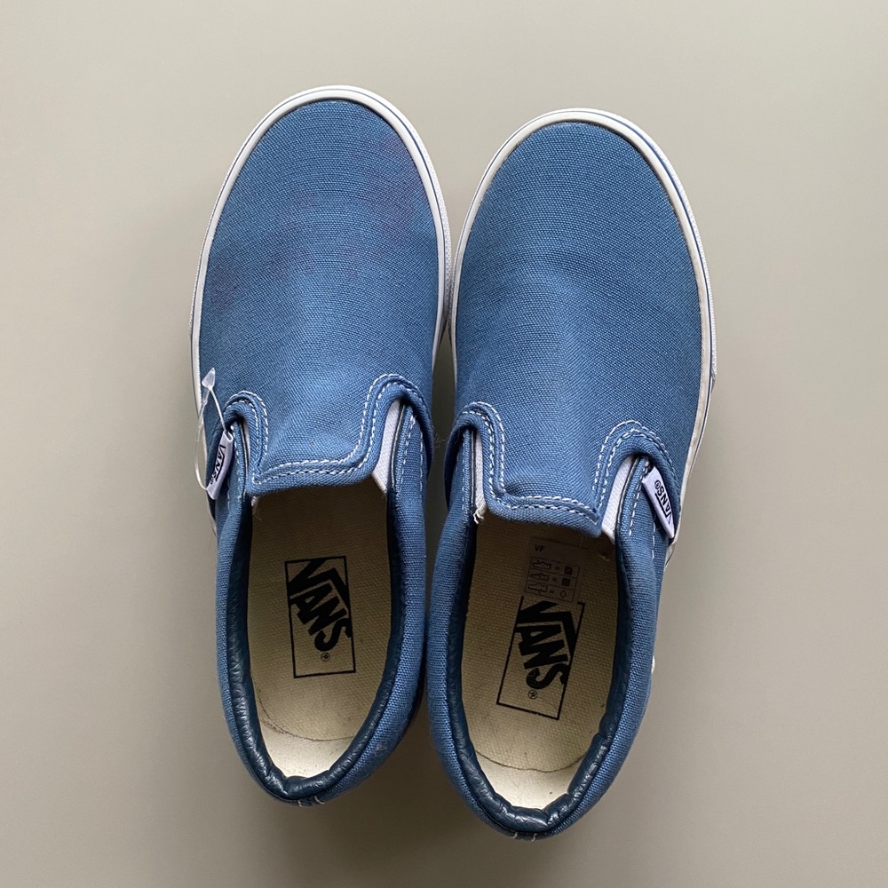 VANS Slip-Ons, Kids size 1 - blue